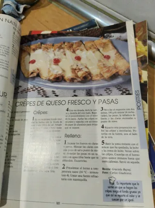 Revistas lecturas recetas cocina