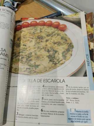 Revistas lecturas recetas cocina