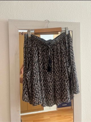 Falda estampada boho