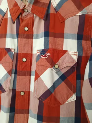 Camisa Hollister cuadros hombre