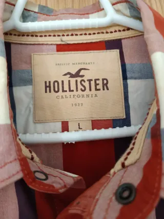 Camisa Hollister cuadros hombre