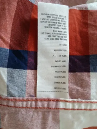 Camisa Hollister cuadros hombre