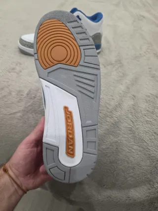 Zapatillas Jordan 3 Retro Azul Blanco