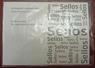 Prueba de artista Toledo 2021. Sellos