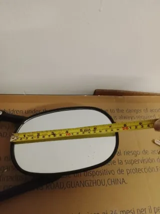 Retrovisor Coche/Caravana Negro