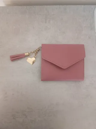 Portafoglio donna pelle con ciondolo