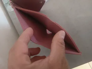 Portafoglio donna pelle con ciondolo