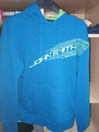 Sudadera John Smith azul y verde