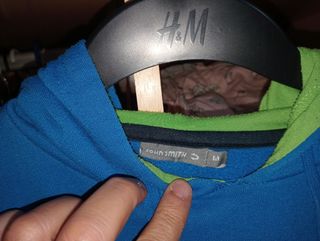 Sudadera John Smith azul y verde