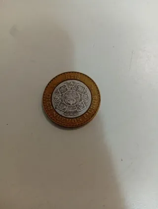 Moneda 10 Nuevos Pesos México 1993