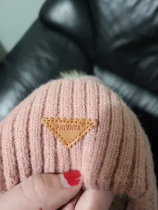 Conjunto gorro y bufanda rosa