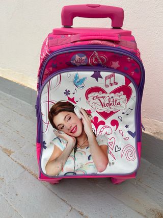 Mochila escolar Violetta con ruedas