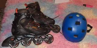 Rollerblade Oxelo Regolabili + Casco