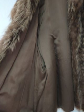 Abrigo piel mapache Dasco