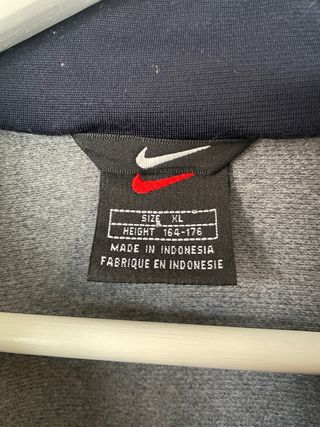 Sudadera Nike Gris y Azul