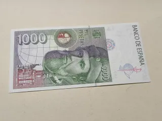 Billete 1.000 Pts S/C 1992 Hernán Cortés