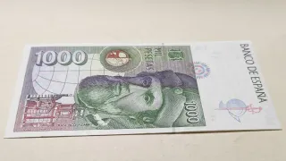 Billete 1.000 Pts S/C 1992 Hernán Cortés