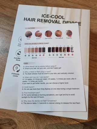 Depiladora ICE-COOL 9 Niveles