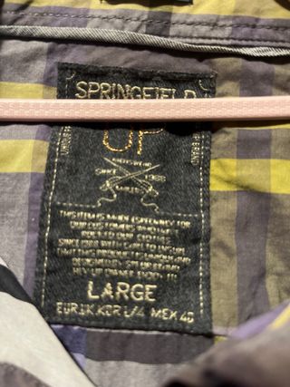 Camisa springfield manga larga