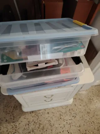 Set 3 Contenitori Trasparenti Blu