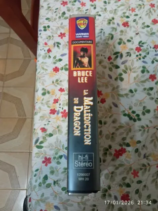 VHS Bruce Lee - La Maldición del Dragón