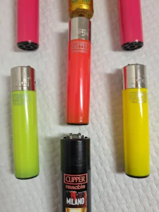 Lotto 7 accendini Clipper