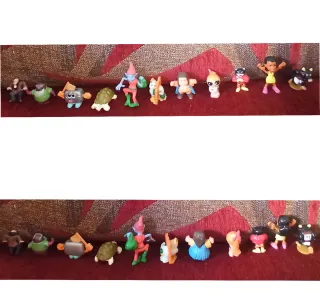 Colección de figuras de acción