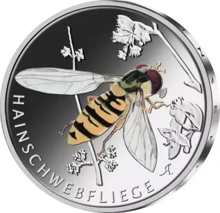 Alemania 2024 moneda 5€ Reino Insectos Mosca