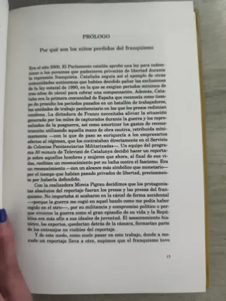 Los niños perdidos del franquismo Guerra Civil
