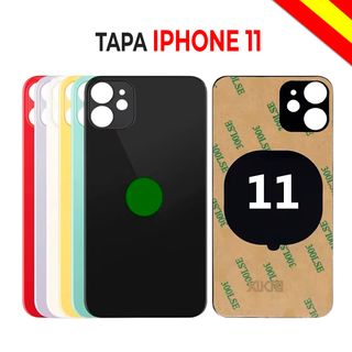 Tapa Trasera iPhone 11 Cristal + Adhesivo