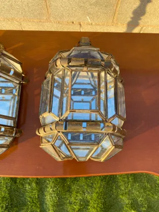 FAROLES APLIQUES DE PARED DE ESTILO GRANADINO