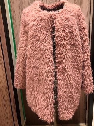 Eco pelliccia rosa taglia unica