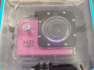 Cámara Deportiva Full HD 1080P Rosa