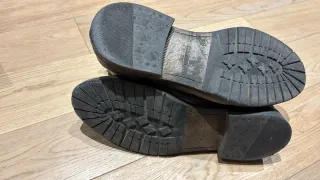 Stivaletti uomo pelle marrone/grigio