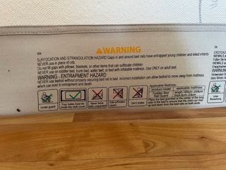 Barandilla protectora para cama bebé