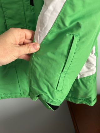 Chaqueta Delorte Verde y Blanca