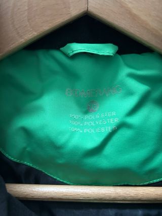 Chaqueta Delorte Verde y Blanca