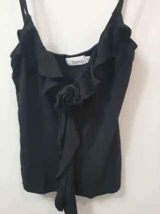 Top tirantes vestir Blanco talla M