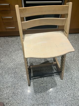 Silla Stokke de madera