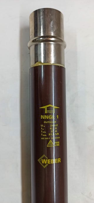 Fusibile Italweber NNGK1 6,3A 24kV Nuovo