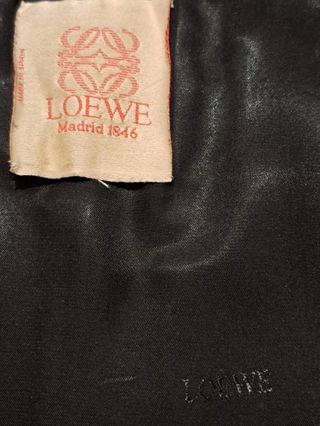 Cazadora Piel Mujer Loewe Negra