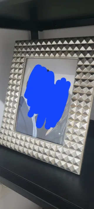 Portavelas y joyero plateado