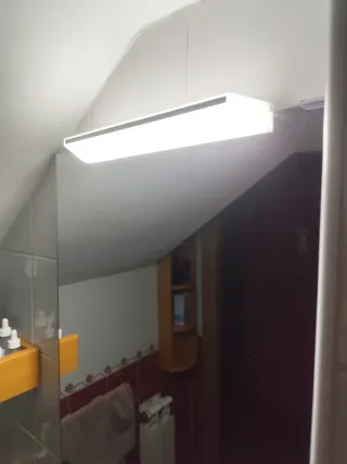 3 × Apliques Salgar Blancos