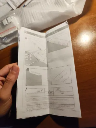 3 × Apliques Salgar Blancos