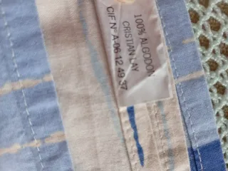 Juego sábanas algodón 90cm