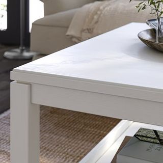 Mesa madera de centro IKEA HAVSTA 100x75 cm blanca