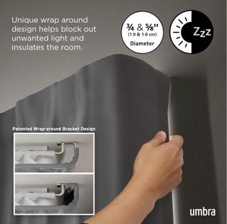 Barra Cortina Doble Umbra Extensible