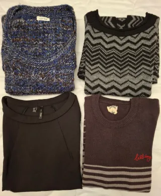 Lote Ropa Mujer Negro y Multicolor