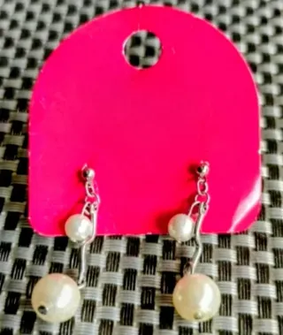 Pendientes perlas