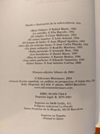 Antología de la Ciencia Ficción Española 1982-2002